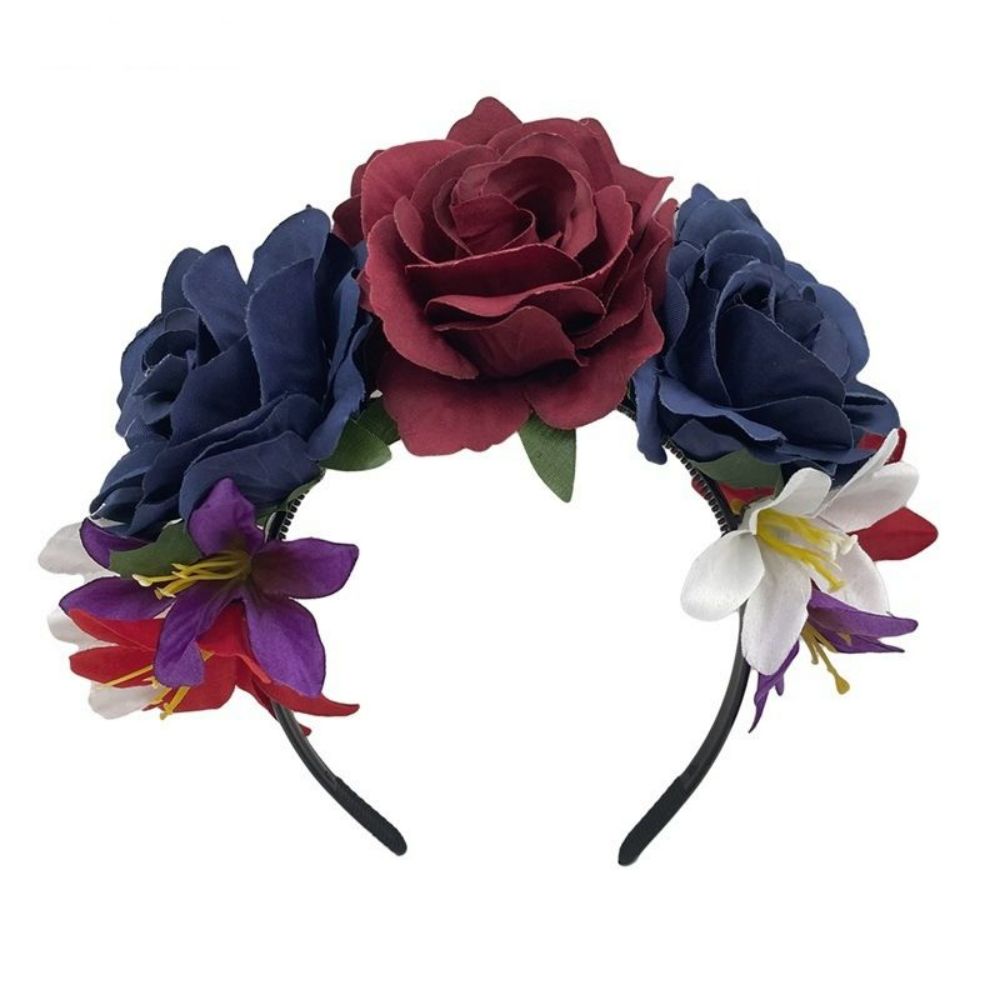 Navy blue flower